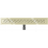 Mexen Flat M12 drain de douche linéaire 70 cm, doré - 1521070-15