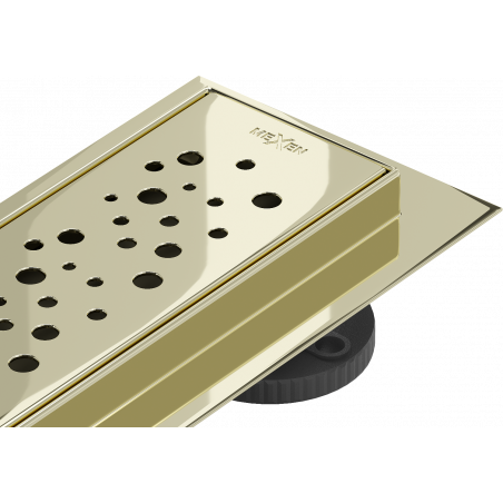 Mexen Flat M12 drain linéaire 70 cm, doré - 1521070-15