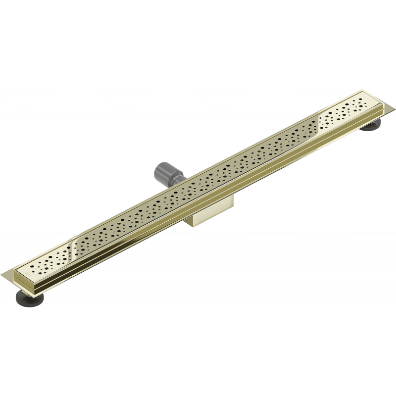 Mexen Flat M12 caniveau linéaire 100 cm, doré - 1521100-15