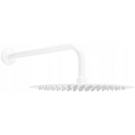 Mexen Slim douche de tête 30 cm avec bras de douche, blanc - 79230211-20