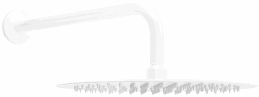 Mexen Slim douche de tête 30 cm avec bras de douche, blanc - 79230211-20