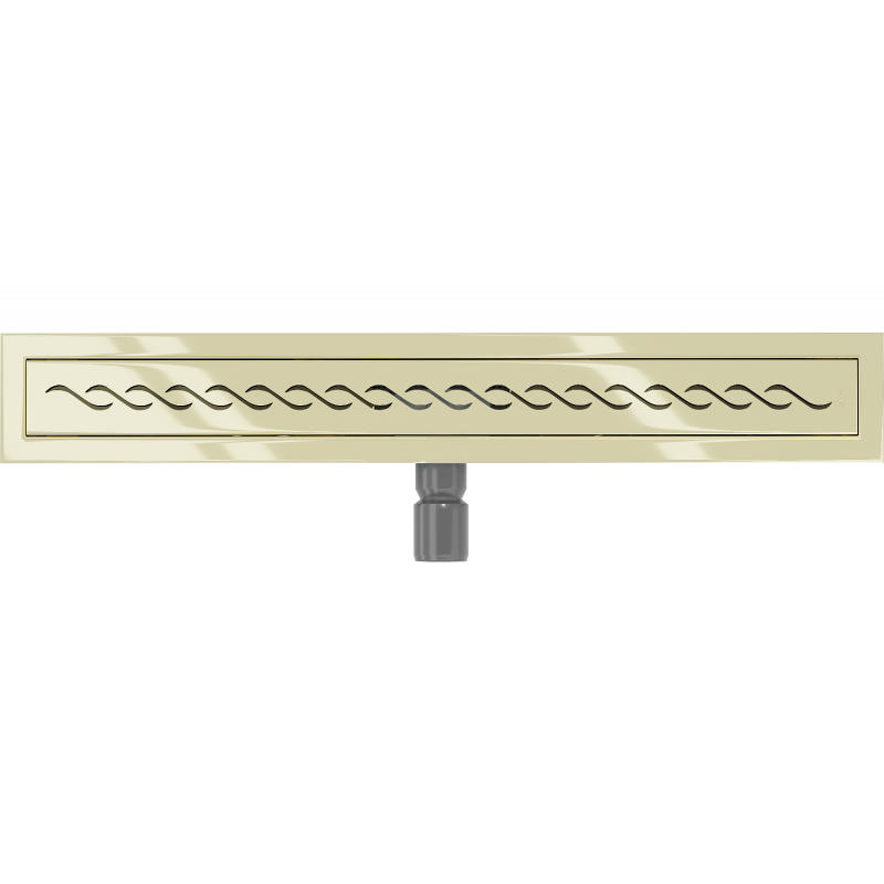 Mexen Flat M18 drain linéaire 50 cm, or - 1523050-15