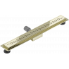 Mexen Flat M18 drain linéaire 70 cm, doré - 1523070-15