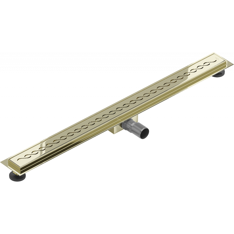 Mexen Flat M18 caniveau de douche linéaire 80 cm, doré - 1523080-15