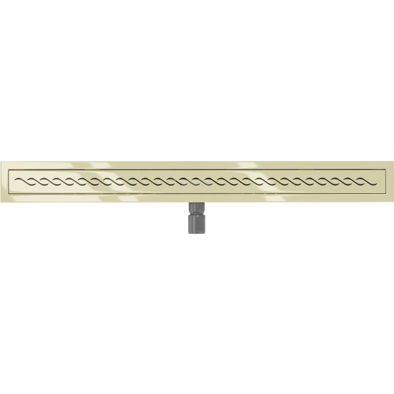 Mexen Flat M18 caniveau de douche linéaire 80 cm, doré - 1523080-15