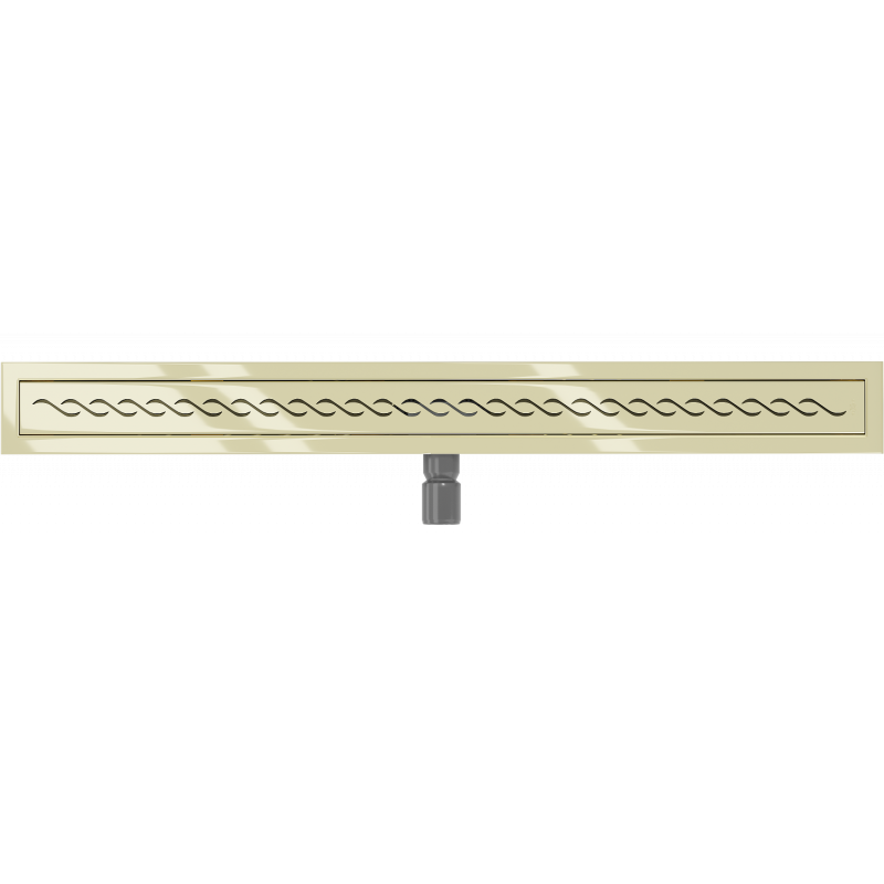 Mexen Flat M18 caniveau linéaire 100 cm, doré - 1523100-15