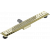 Mexen Flat M15 écoulement linéaire 50 cm, doré - 1524050-15