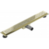 Mexen Flat M08 drain linéaire 70 cm, doré - 1525070-15