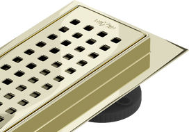 Mexen Flat M08 drain linéaire 70 cm, doré - 1525070-15