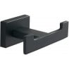 Mexen Arno crochet porte-serviettes double, Noir - 7020735-70