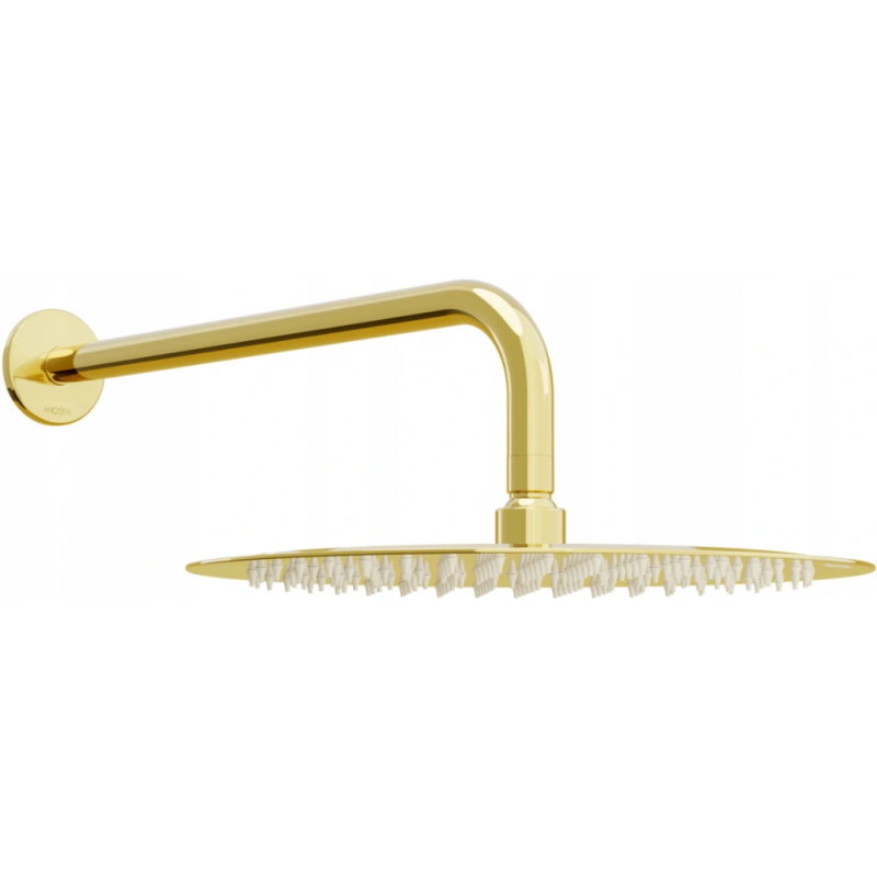 Mexen Slim douche de tête 30 cm avec bras de douche, or - 79230211-50