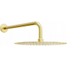 Mexen Slim douche de tête 30 cm avec bras de douche, or - 79230211-50