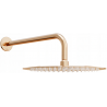 Mexen Slim pomme de douche 30 cm avec bras de douche, or rose - 79230211-60