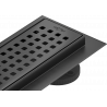 Mexen Flat M08 caniveau de douche linéaire 80 cm, noir - 1725080-15