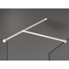 Mexen Kioto cloison de douche Walk-in 160 x 90 cm, transparent, blanc - 800-160-202-20-00-090
