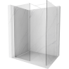 Mexen Kioto paroi de douche Walk-in 170 x 80 cm, transparent, blanc - 800-170-202-20-00-080