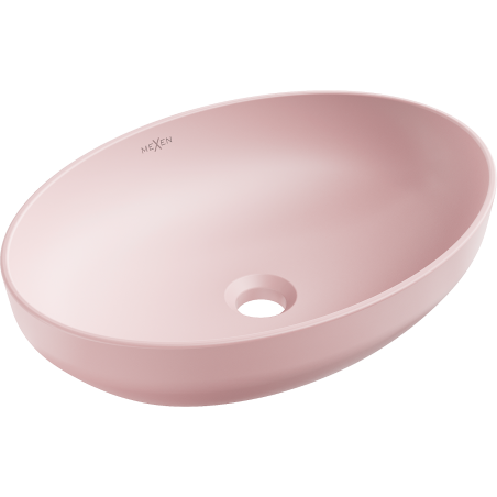 Mexen Cornelia lavabo sur plan 50 x 37 cm, rose mat - 21885044