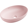 Mexen Cornelia lavabo sur plan 50 x 37 cm, rose mat - 21885044