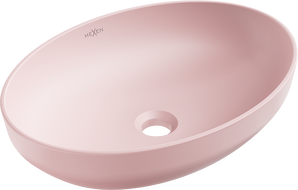 Mexen Cornelia lavabo de comptoir 50 x 36 cm, Rose mat - 21885044