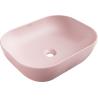 Mexen Rosa lavabo de comptoir 50 x 40 cm, Rose mat - 21095044