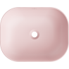 Mexen Rosa lavabo de comptoir 50 x 40 cm, Rose mat - 21095044