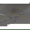 Mexen Kioto paroi de douche Walk-in 155 x 110 cm, transparent, doré - 800-155-202-50-00-110
