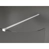 Mexen Kioto-R Paroi de douche arrondie Walk in 150 x 200 cm, transparent 8 mm, blanche - 800-150-101-20-06