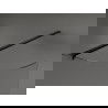 Mexen Kioto paroi de douche arrondie 100 x 200 cm, transparent 8 mm, Noir - 800-100-101-70-06