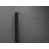 Mexen Kioto paroi de douche 100 x 200 cm, transparent/Design noir 8 mm, Noir - 800-100-101-70-70