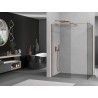 Mexen Kioto paroi de douche Walk-in 130 x 120 cm, transparent, or rose - 800-130-202-60-00-120