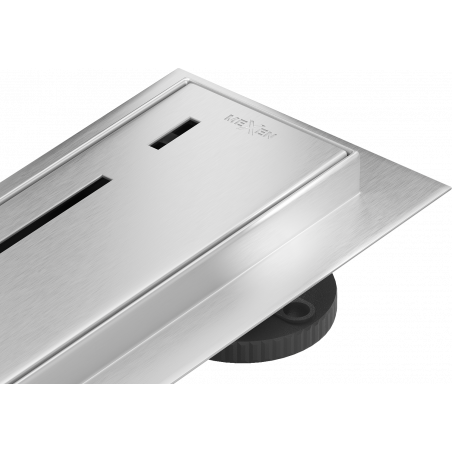 Mexen Flat 360° M03 drain lineaire rotatif 70 cm, inox - 1022070-40