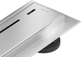 Mexen Flat 360° M03 canalisation linéaire pivotante 100 cm, inox - 1022100-40