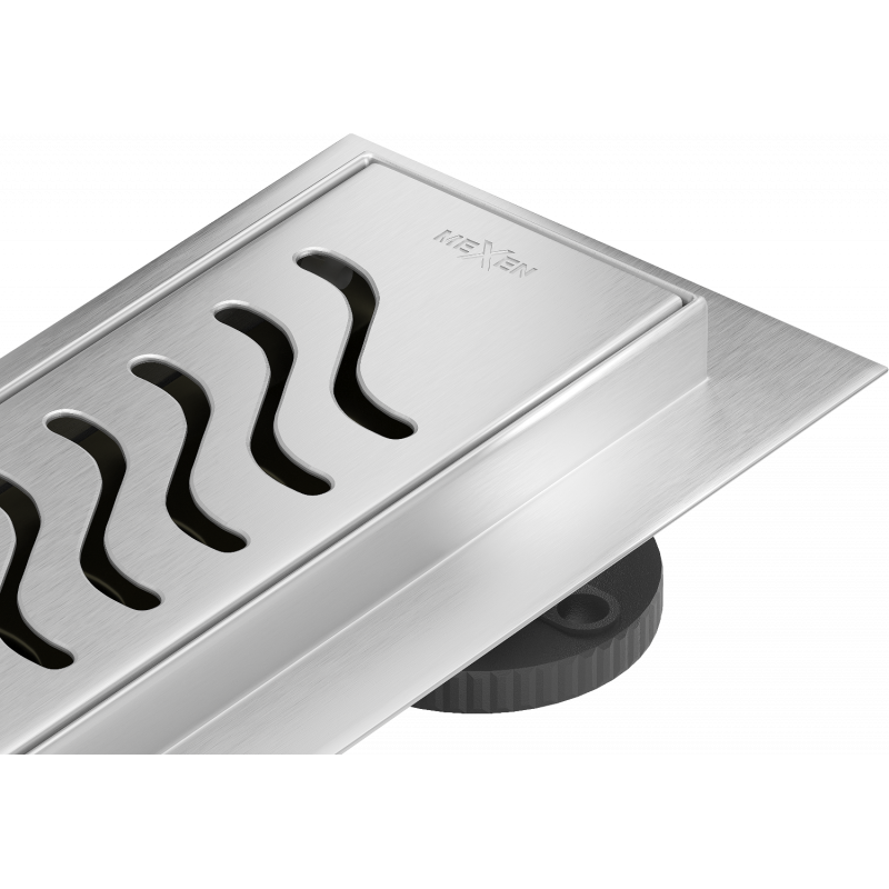 Mexen Flat 360° M09 évacuation linéaire rotative 70 cm, inox - 1028070-40