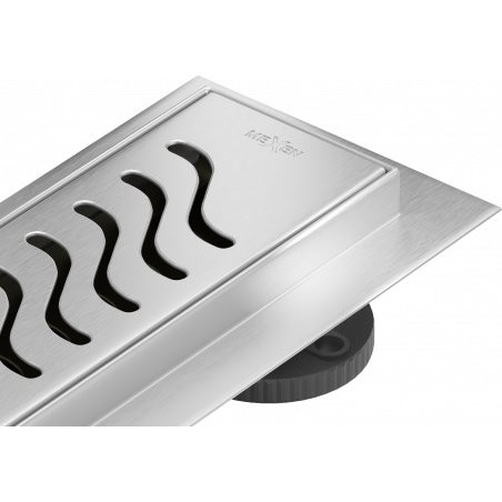Mexen Flat 360° M09 évacuation linéaire rotative 70 cm, inox - 1028070-40