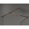 Mexen Kioto paroi de douche Walk-in 180 x 80 cm, transparent, or rose - 800-180-202-60-00-080