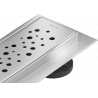 Mexen Flat 360° M12 caniveau linéaire rotatif 70 cm, inox - 1021070-40