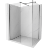 Mexen Kioto paroi de douche Walk-in 110 x 105 cm, transparent, noir - 800-110-202-70-00-105