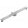 Mexen Flat 360° M12 caniveau linéaire pivotant 80 cm, inox - 1021080-40