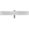 Mexen Flat 360° M12 caniveau linéaire pivotant 90 cm, inox - 1021090-40