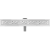 Mexen Flat 360° M12 siphon de sol linéaire pivotant 90 cm, inox - 1021090-40