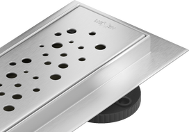 Mexen Flat 360° M12 siphon de sol linéaire pivotant 90 cm, inox - 1021090-40