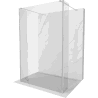 Mexen Kioto paroi de douche autoportante 100 x 30 x 30 cm, transparent, chrome - 800-100-030-222-01-00-030