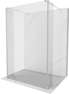 Mexen Kioto paroi de douche autoportante 150 x 30 x 30 cm, transparent, chrome - 800-150-030-222-01-00-030