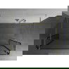 Kioto paroi de douche autonome 110 x 30 x 30 cm, motif noir, doré - 800-110-030-222-50-70-030