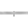 Mexen Flat 360° M15 caniveau linéaire rotatif 100 cm, inox - 1024100-40