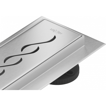 Mexen Flat 360° M18 drain linéaire pivotant 60 cm, inox - 1023060-40