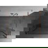 Mexen Kioto paroi de douche autoportante 120 x 30 x 30 cm, transparent, or rose - 800-120-030-222-60-00-030
