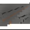 Mexen Kioto mur de douche autoportant 110 x 30 x 30 cm, motif noir, or rose - 800-110-030-222-60-70-030