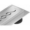 Mexen Flat 360° M18 écoulement linéaire pivotant 100 cm, inox - 1023100-40