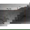 Mexen Kioto paroi de douche libre 150 x 30 x 30 cm, transparent, laiton brossé - 800-150-030-222-65-00-030